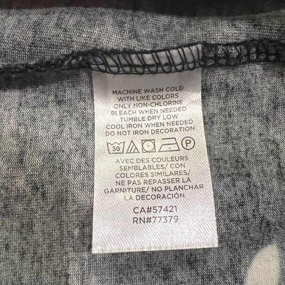 Ann Taylor Factory printed crew neck cotton tee - Picture 3 of 3